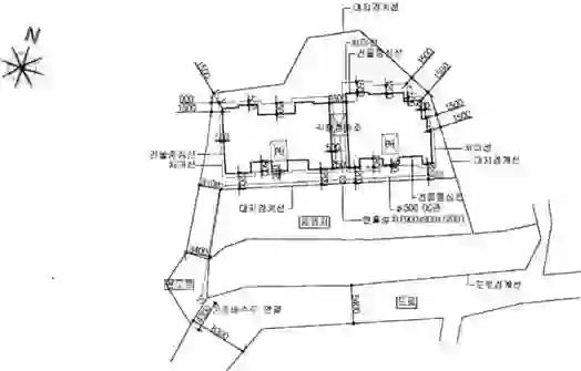 동산빌라 배치도 이미지